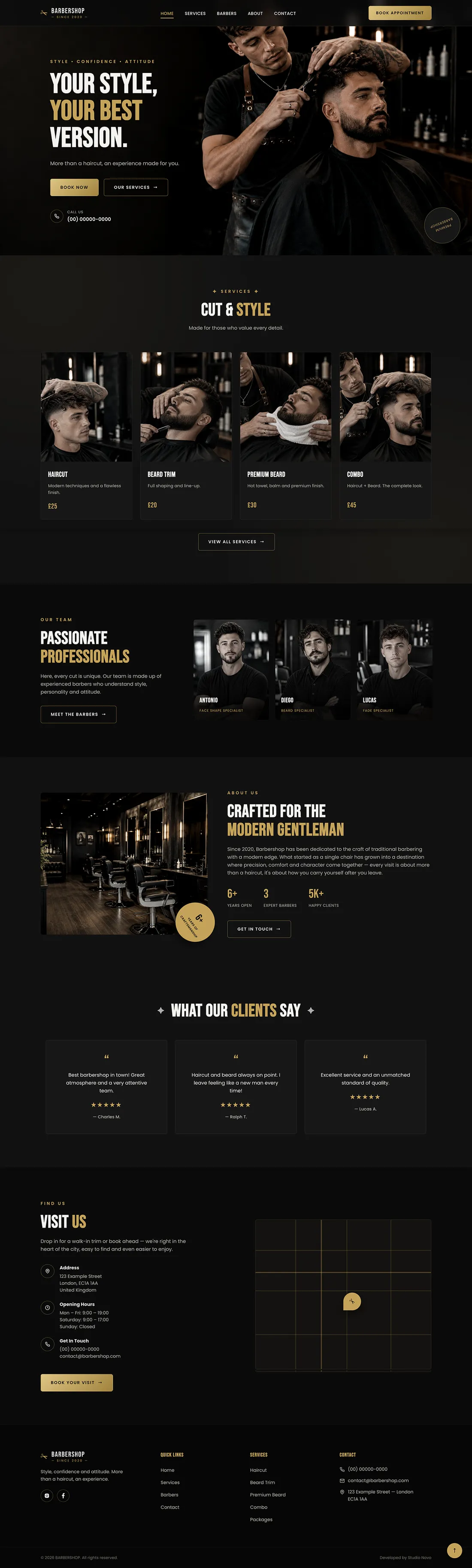 Ash full website preview