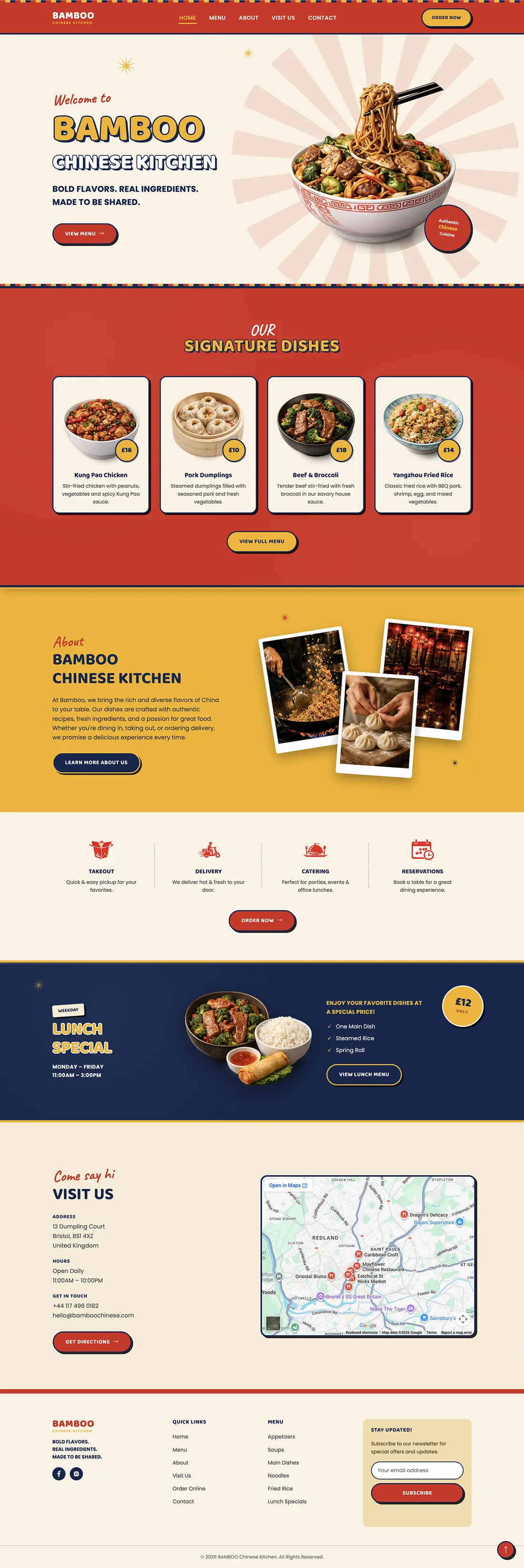 Bamboo full website preview