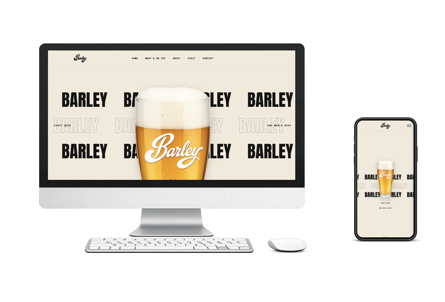 Barley homepage preview