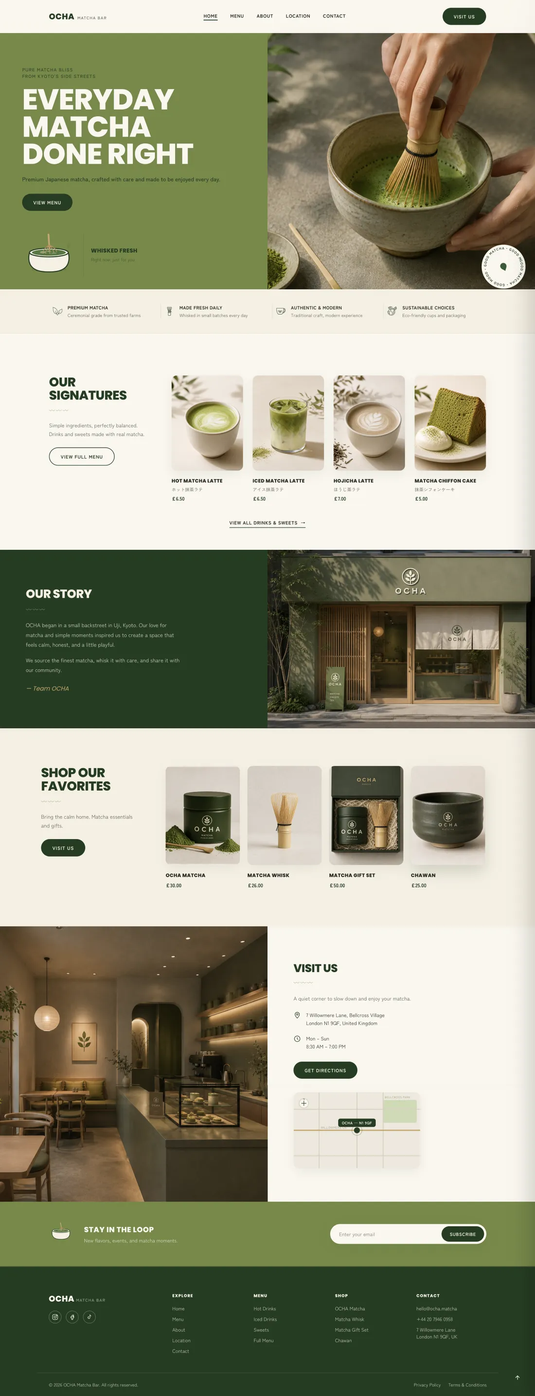 Camellia full website preview