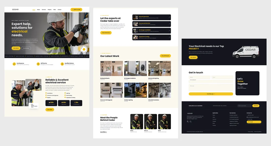 Cedar — full page preview