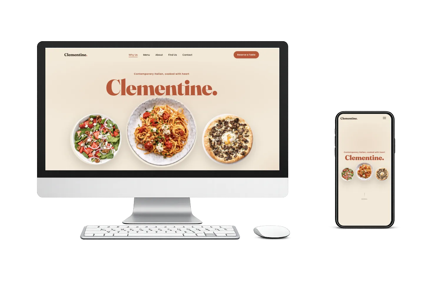 Clementine homepage preview