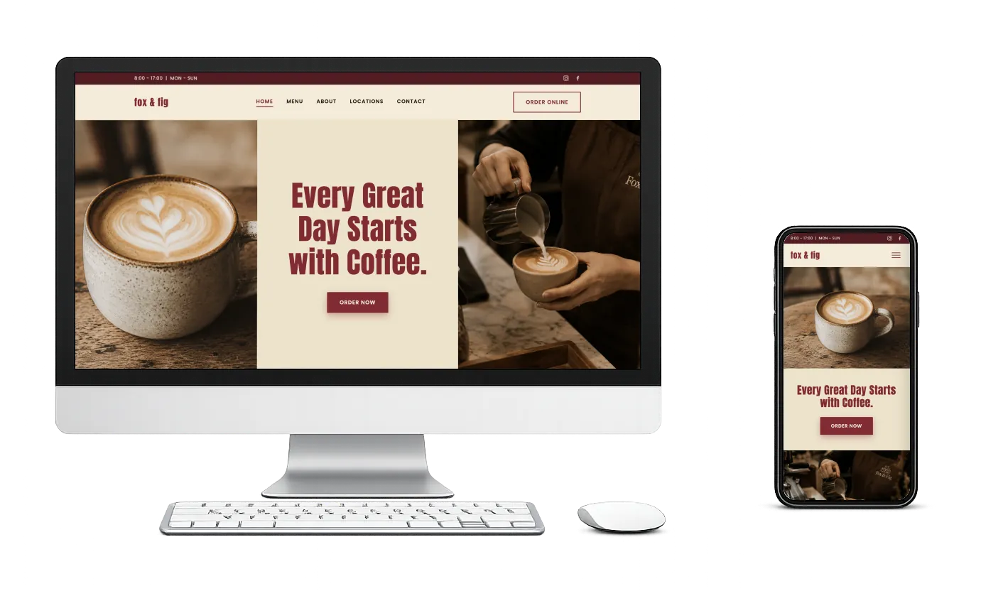 Cotinus homepage preview