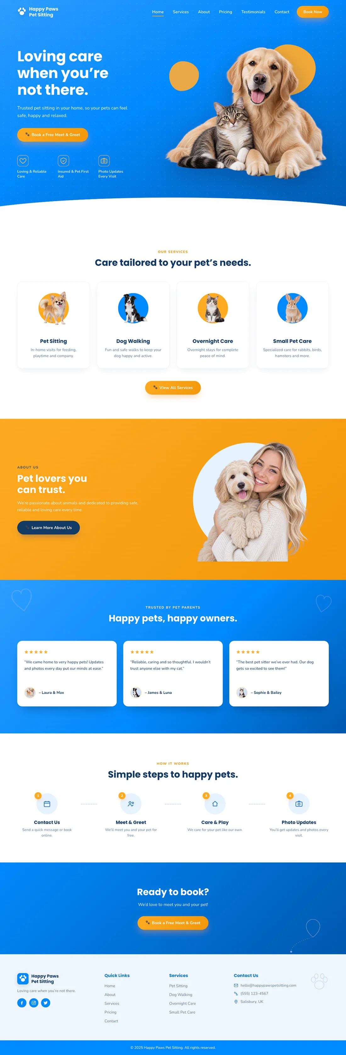 Daisy full website preview