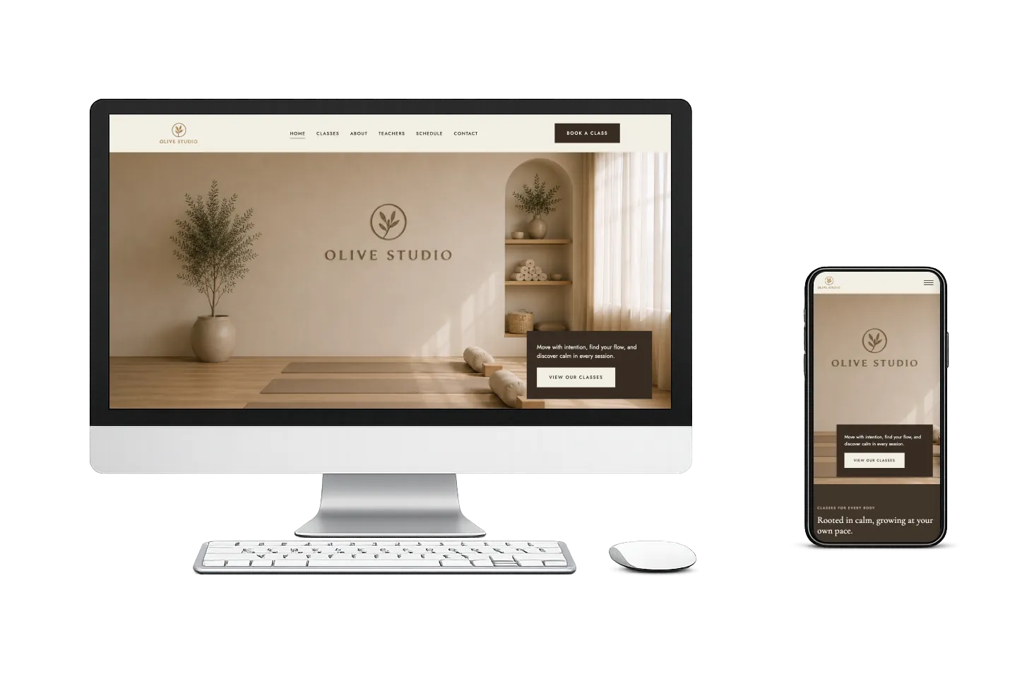 Olive homepage preview
