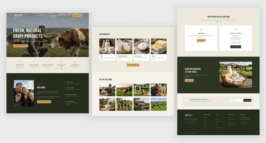 Orchard — full page preview